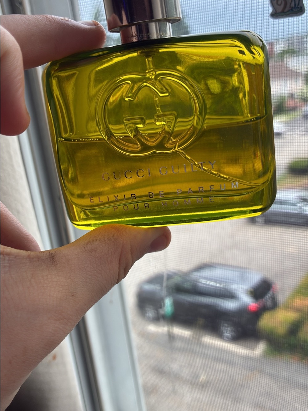 Gucci Yellow Glass Fragrance Bottle - Women Bath & Body